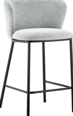 Barstuhl Arthur | 53 x 50,5 x 88,5 cm | Hellgrau