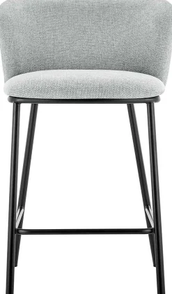 Barstuhl Arthur | 53 x 50,5 x 88,5 cm | Hellgrau