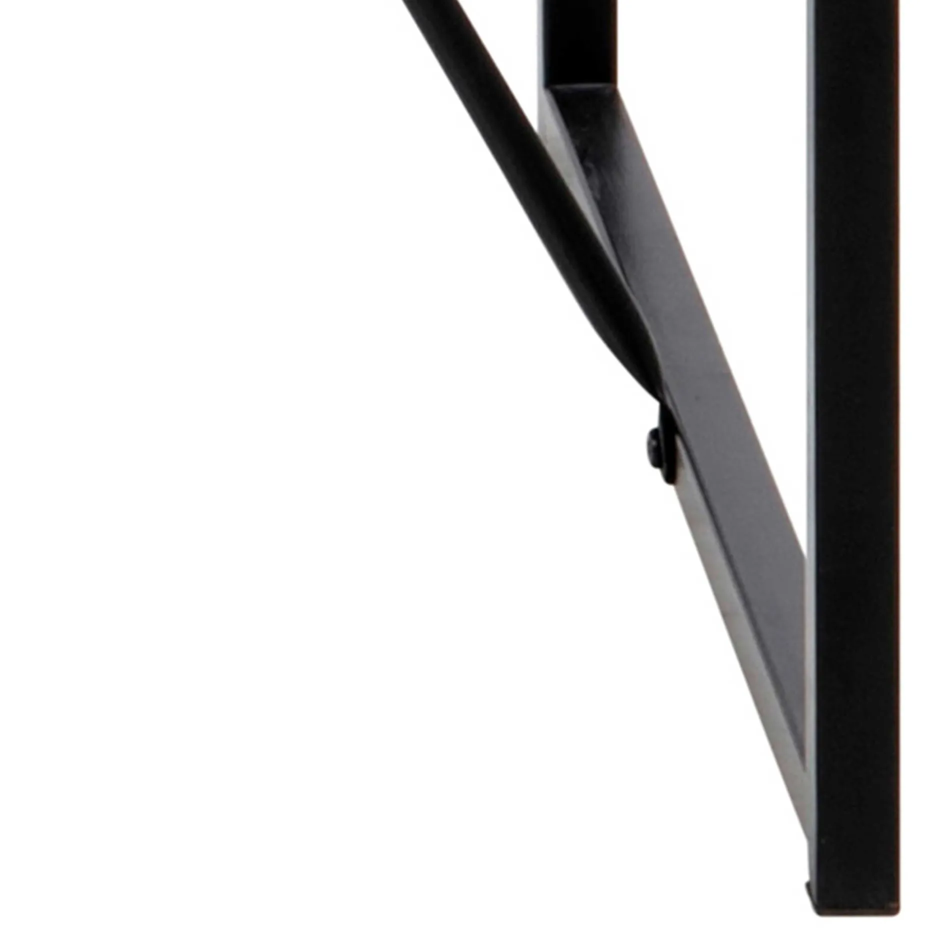 Bartable Dover 120x60cm - schwarz