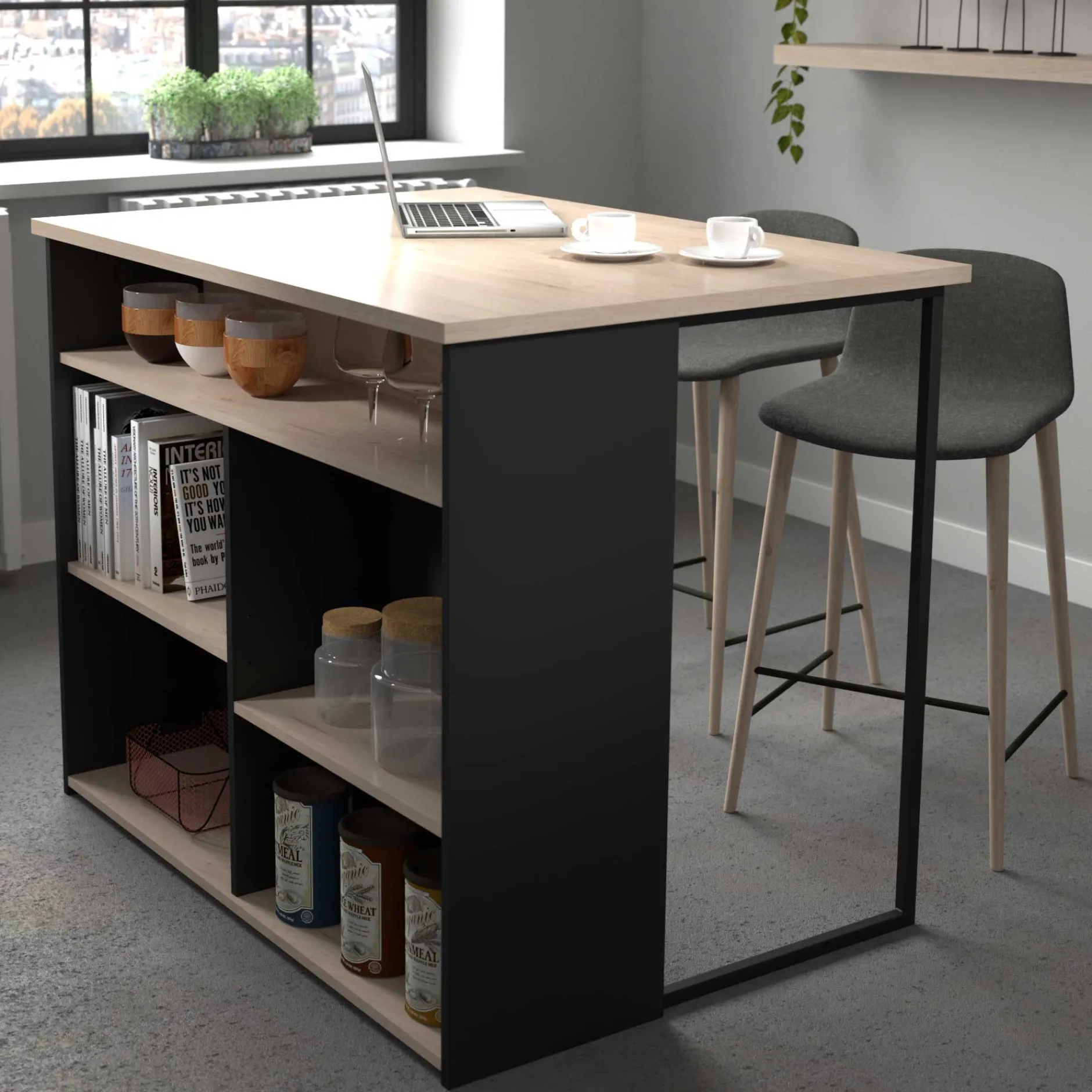 Bartisch Liantis | 109 x 80 x 90 cm | Artisan Oak Design