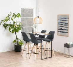 Bartisch Seaford - Wildeiche/schwarz