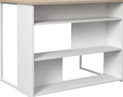 Bartisch und Kücheninsel Slam 116cm - Eiche/Weiß