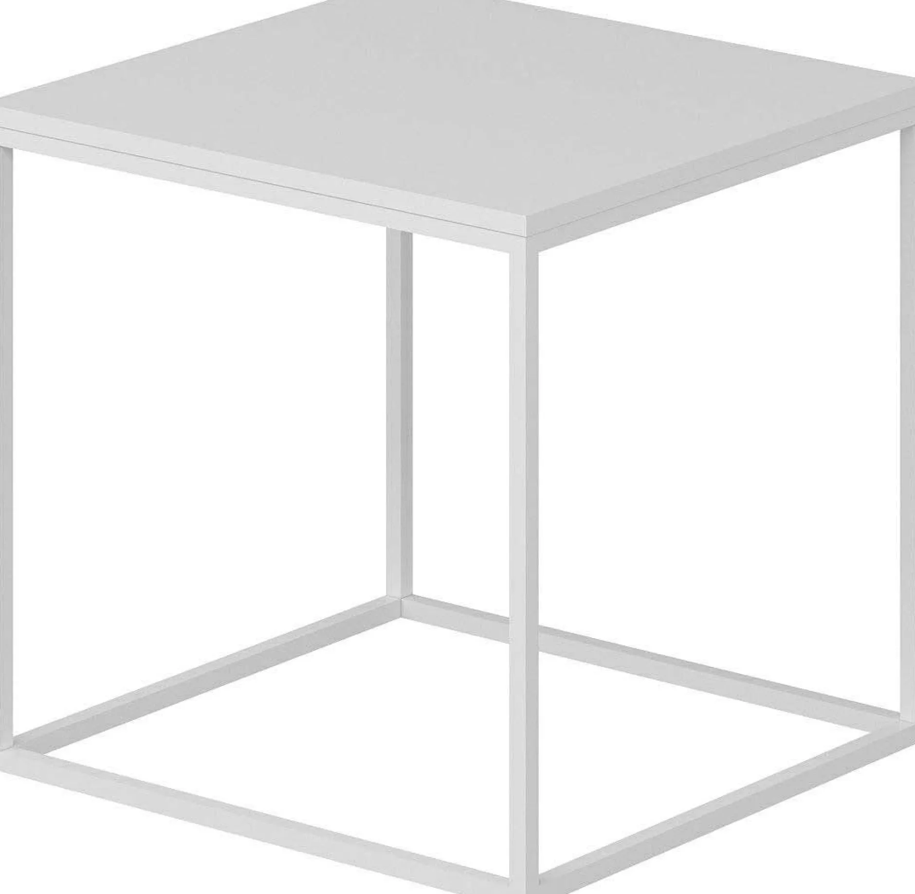 Basak Beistelltisch | 100 % MELAMIN | Weiß