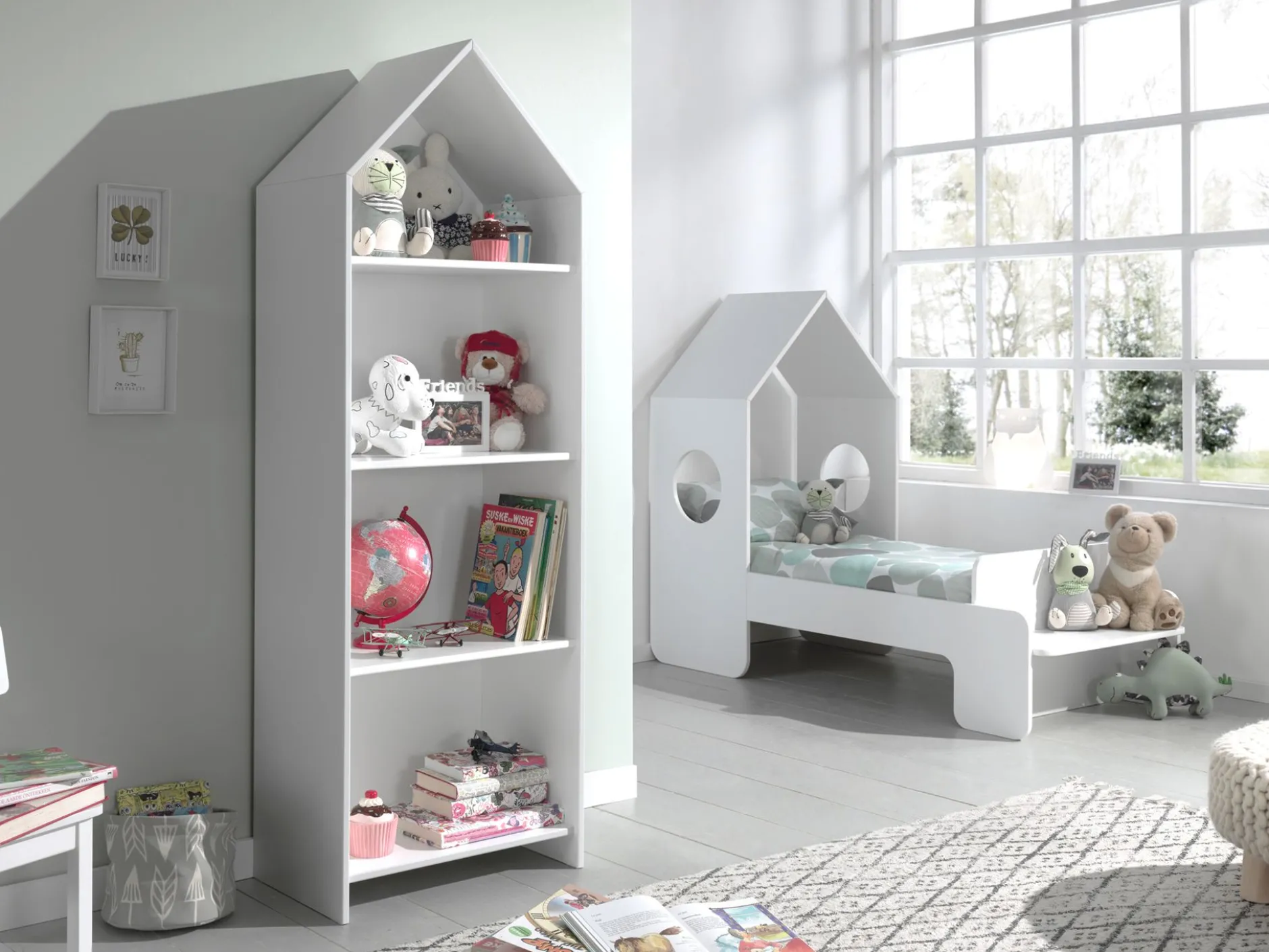 Bücherregal Casami House - weiß