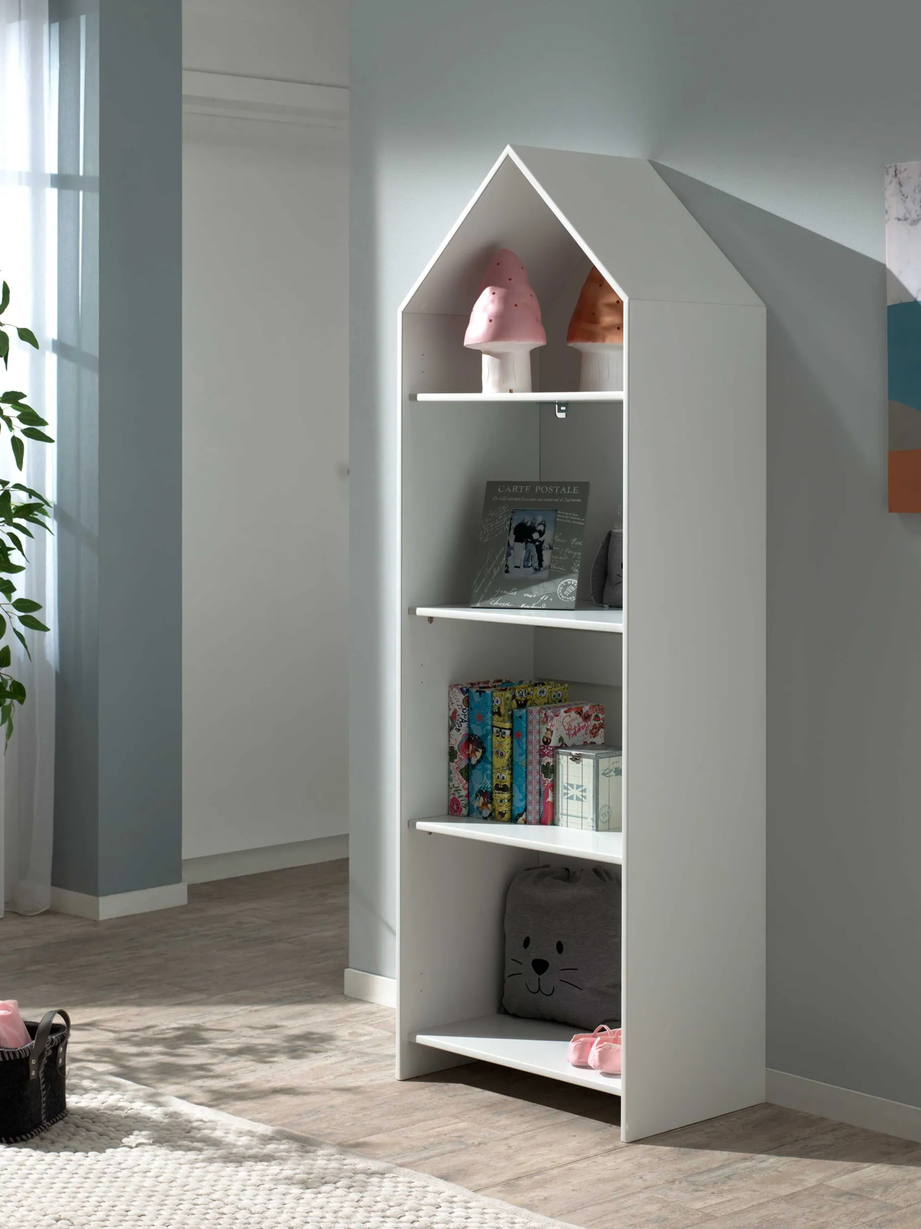 Bücherregal Casami House - weiß