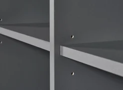 Bücherregal Eden 81cm 4 Schubladen - graphitgrau