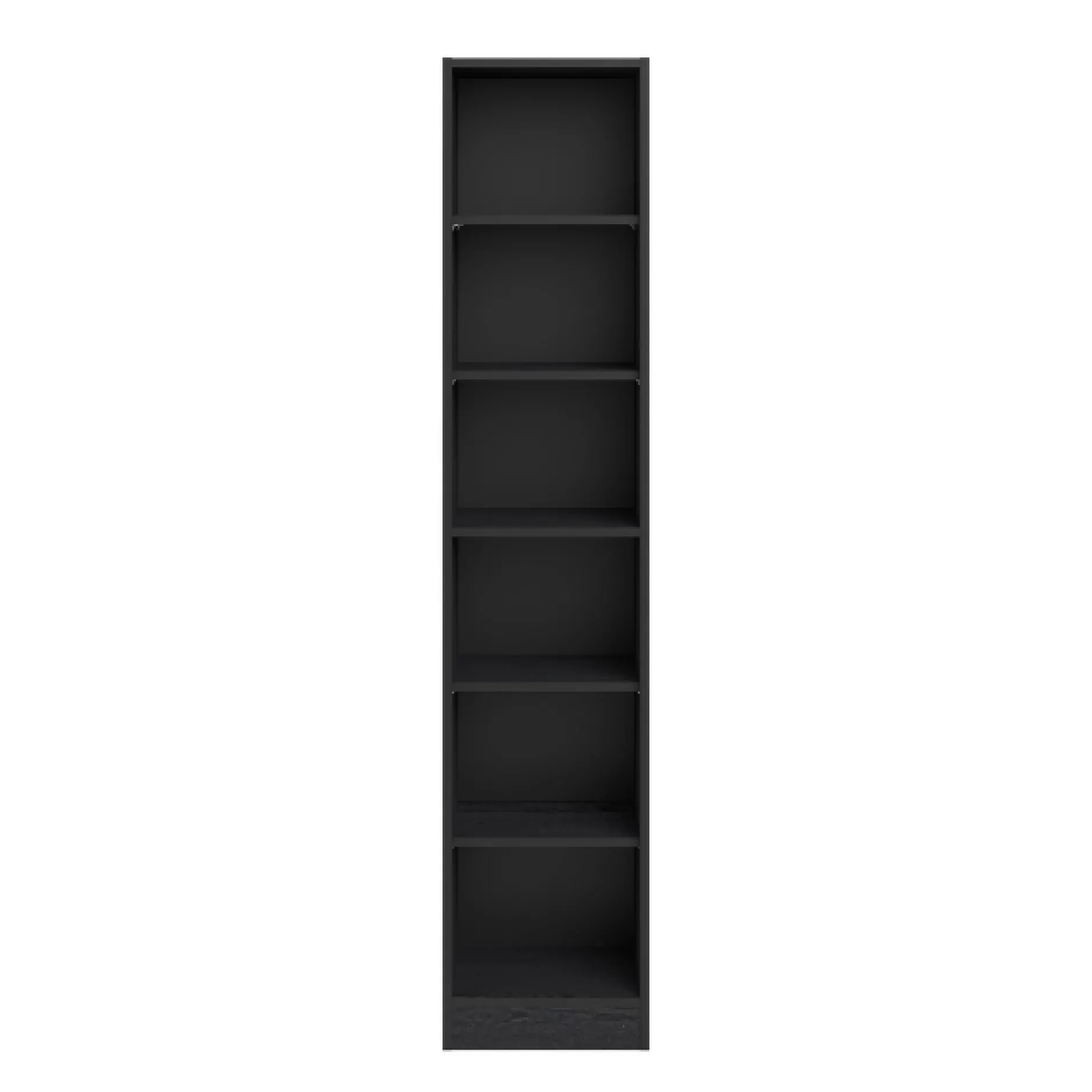 Bücherregal Hobby Länge 41 cm-5 Fachböden-schwarz