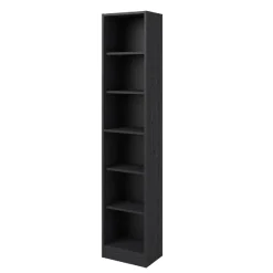 Bücherregal Hobby Länge 41 cm-5 Fachböden-schwarz