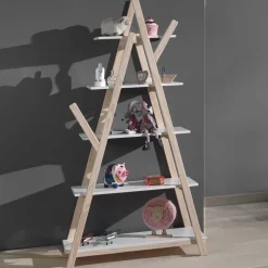 Bücherregal Kiddy Skandinavisch - weiß/den