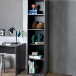 Bücherregal London 45cm - anthrazit