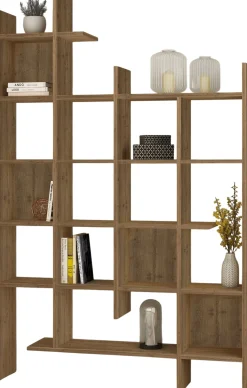 Bücherregal Manco - 100% MELAMINE - Hethitisch - 122 x 188 x 25,5 cm