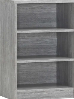 Bücherregal Spacio 55cm mit 2 Fachböden - Eiche grau