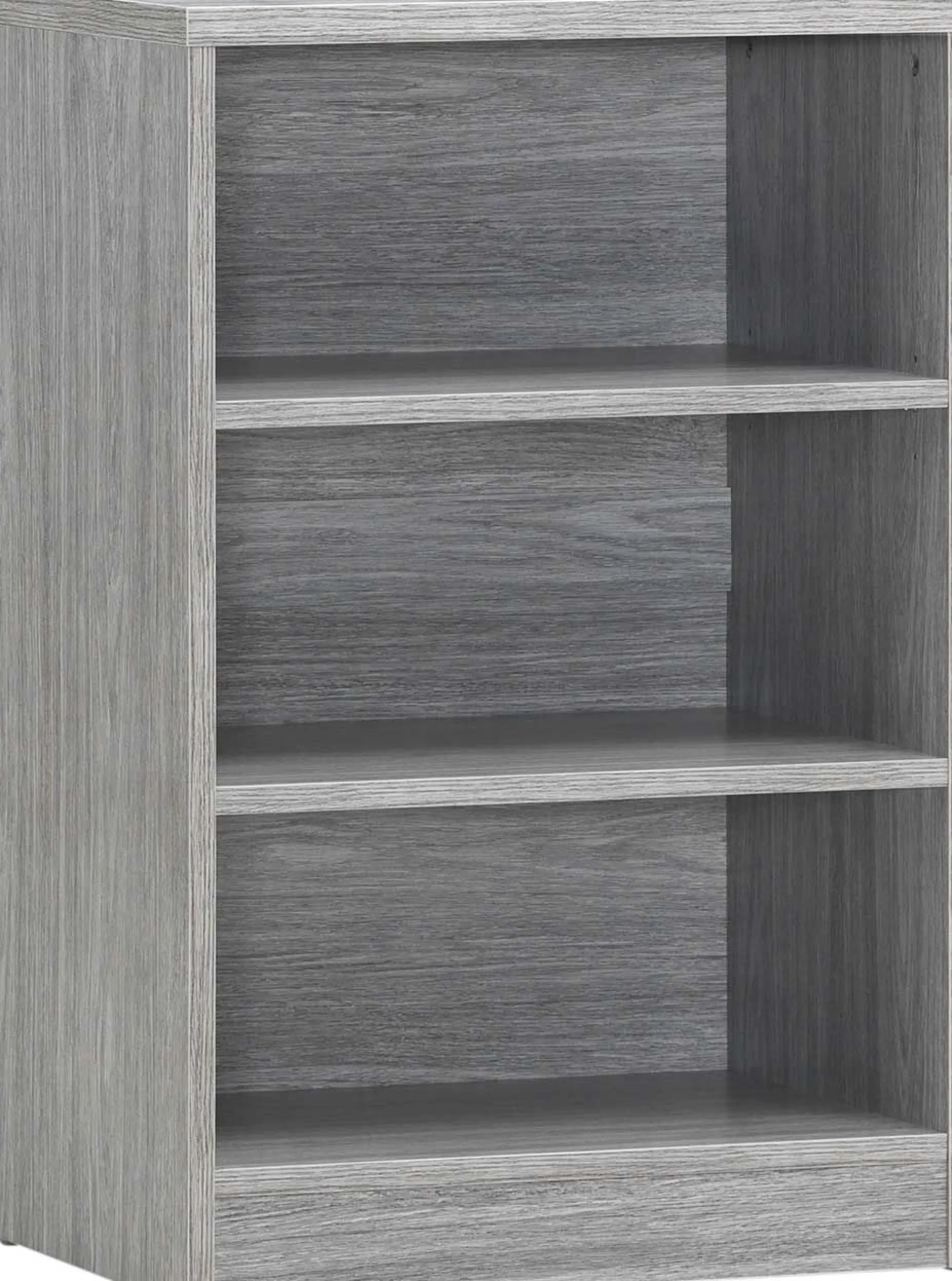 Bücherregal Spacio 55cm mit 2 Fachböden - Eiche grau
