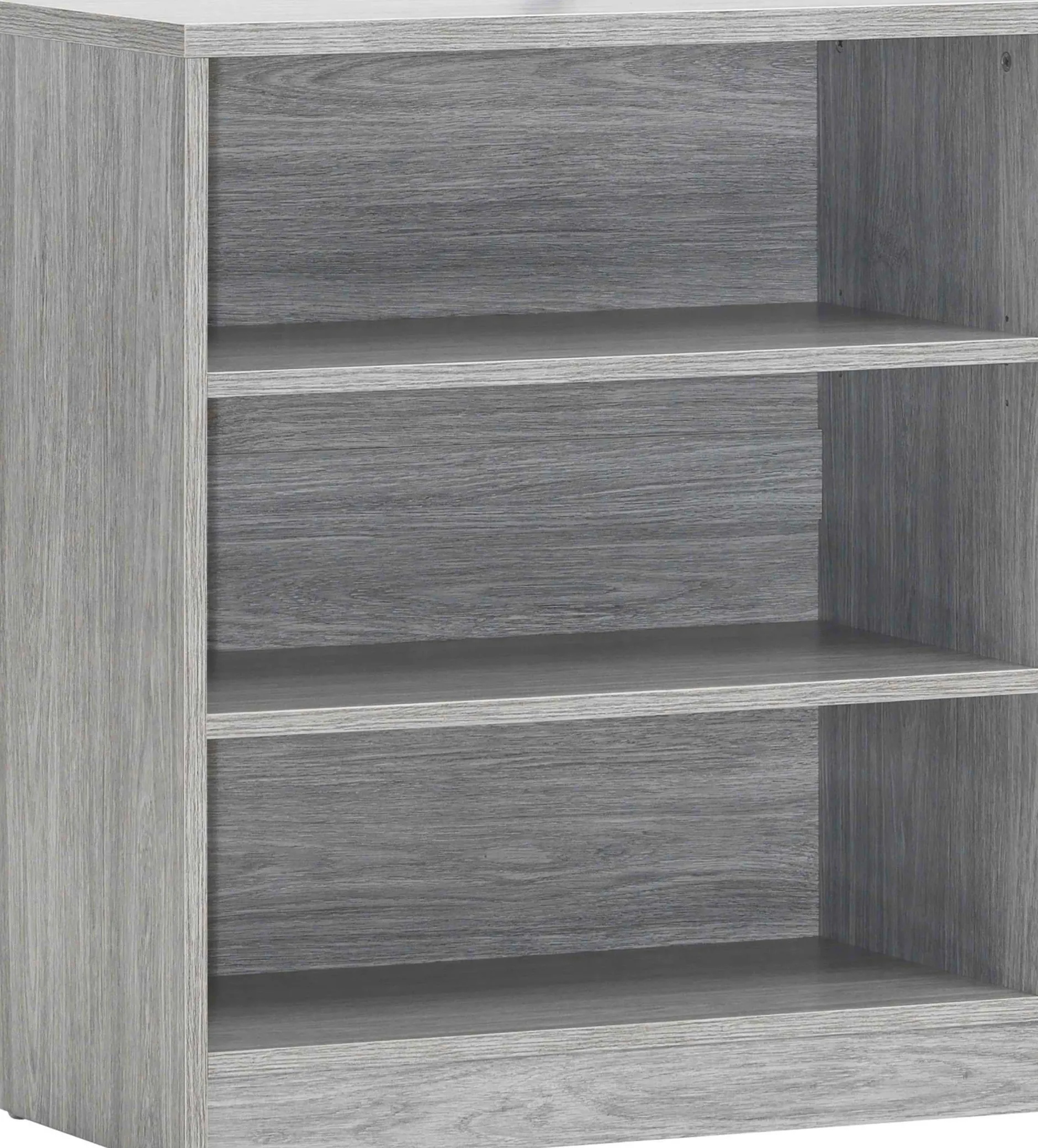 Bücherregal Spacio 72cm mit 2 Fachböden - Eiche grau