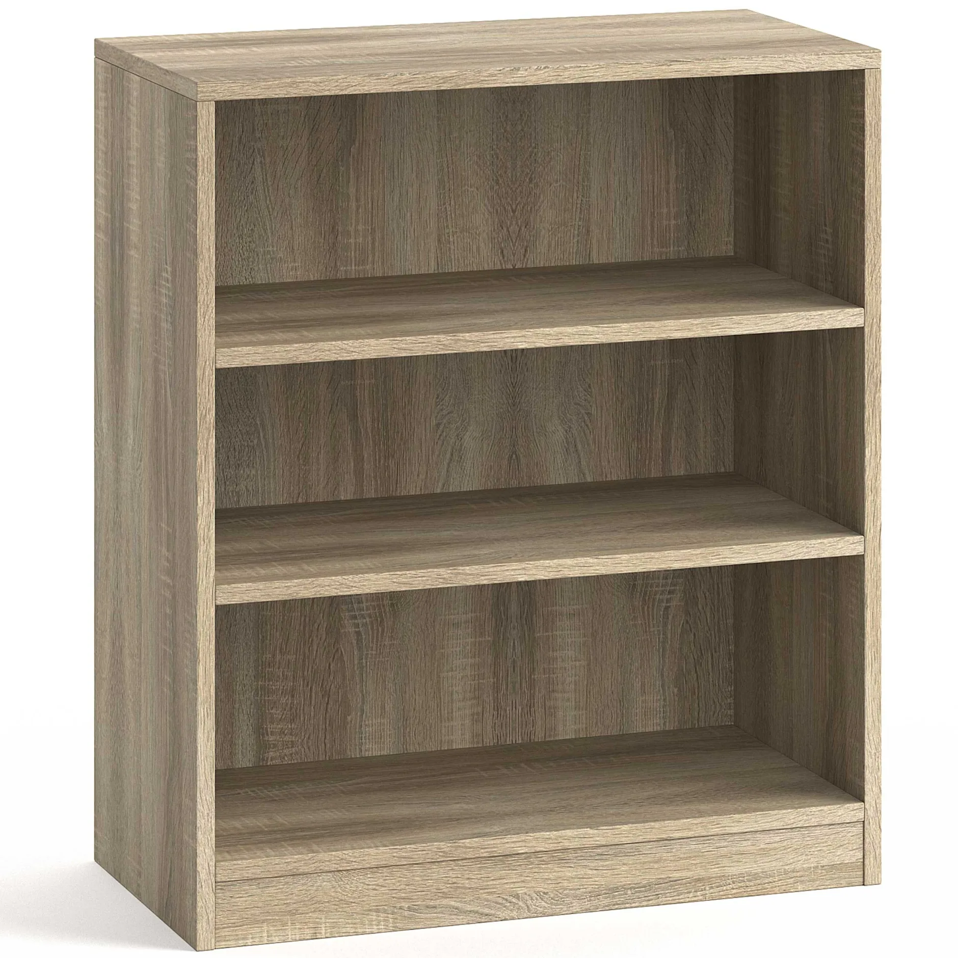 Bücherregal Stacy 72 cm 2 Fachböden-sonoma Eiche