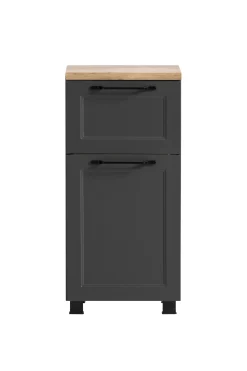 Beistellschrank Meran | 40 x 35 x 79 cm | Grau