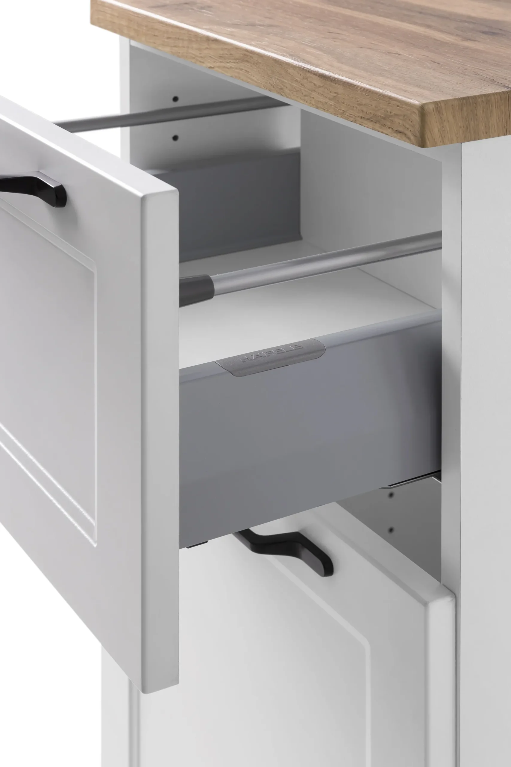 Beistellschrank Meran | 40 x 35 x 79 cm | Weiß