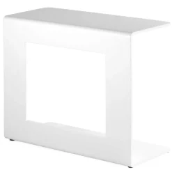Beistelltisch Alejandra gescova - Aluminium Weiß - 54x25x43 cm