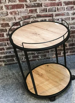 Beistelltisch | Ø45 cm x 60 cm | Eiche Design