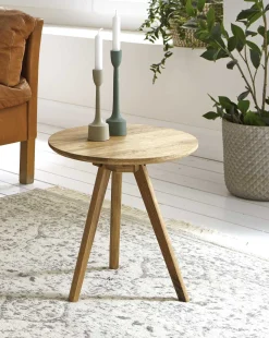Beistelltisch | Ø40 cm x 40 cm | Eichenholzdesign