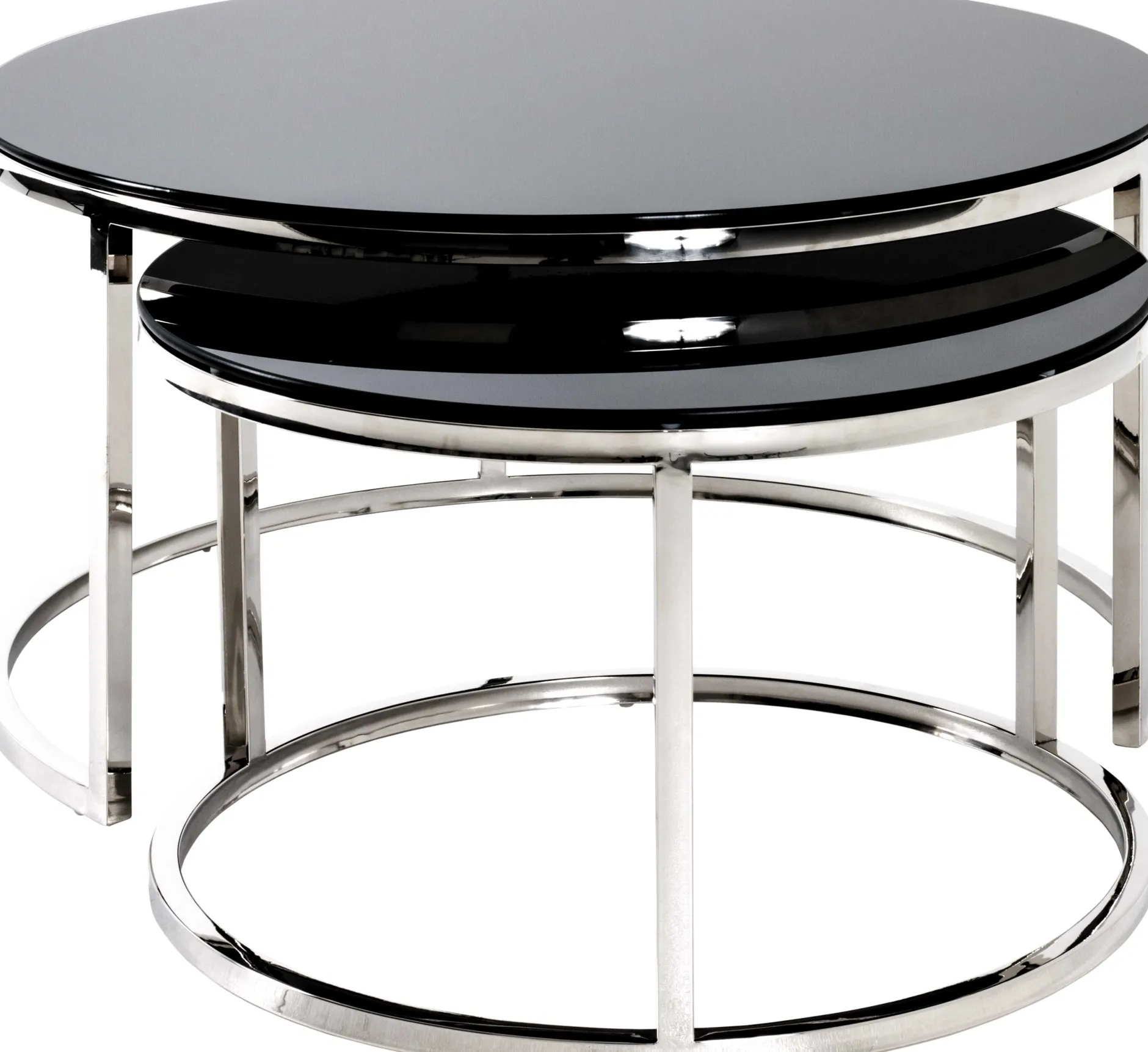 Beistelltisch | Ø60 cm x 36 cm | Schwarz