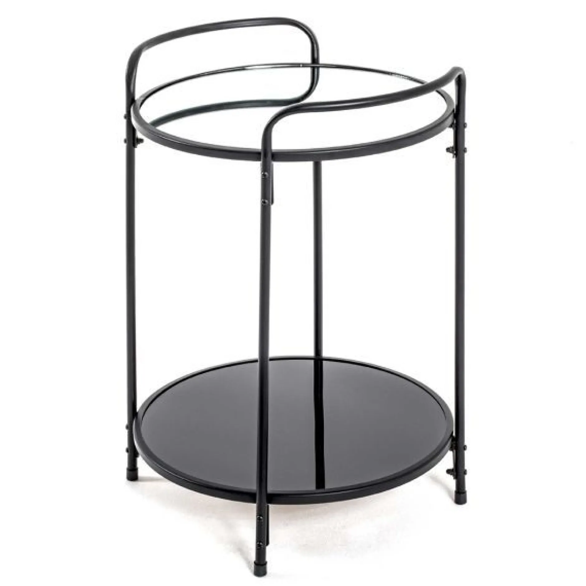 Beistelltisch | Ø37 cm x 50 cm | Schwarz