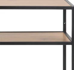 Beistelltisch Dover 120cm industrial - schwarz/Wildeiche