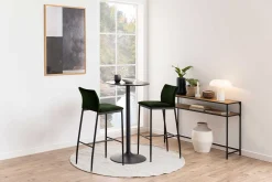 Beistelltisch Dover 120cm industrial - schwarz/Wildeiche