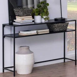 Beistelltisch Dover 120cm Industrie - schwarz