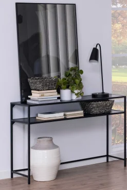 Beistelltisch Dover 120cm Industrie - schwarz