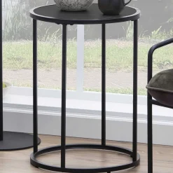 Beistelltisch Dover ø40cm - schwarz