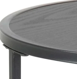 Beistelltisch Dover ø40cm - schwarz