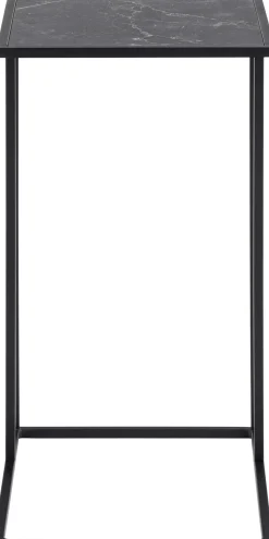 Beistelltisch Infinity 43x35 cm - schwarzer Marmor