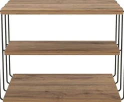 Beistelltisch Lifon - 100% MELAMINE - Atlantische Kiefer - 50 x 33 x 40 cm