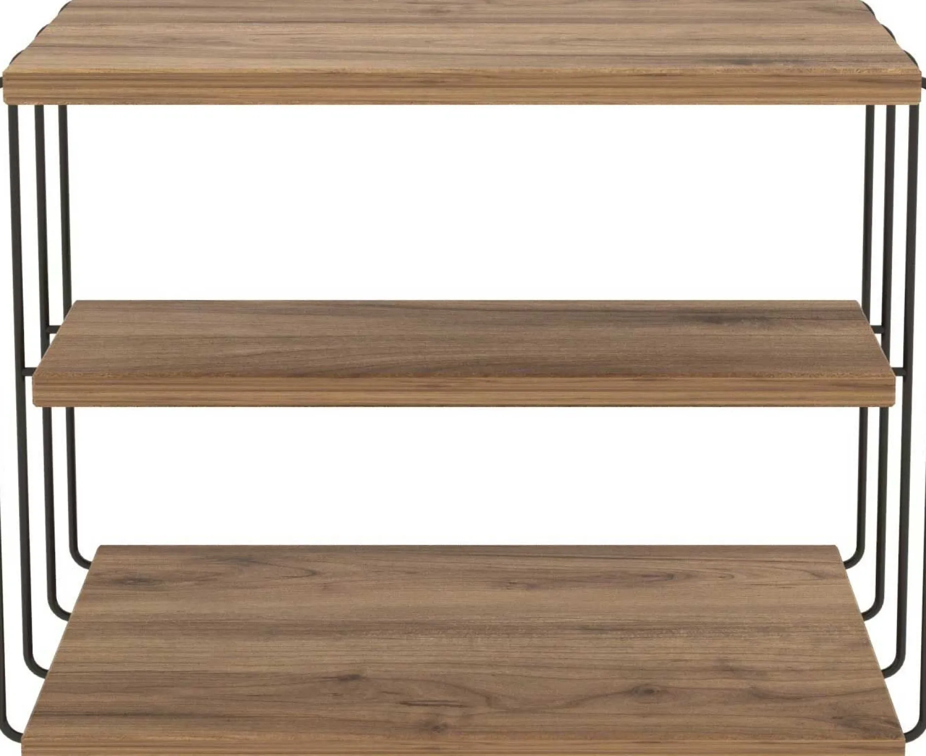 Beistelltisch Lifon - 100% MELAMINE - Atlantische Kiefer - 50 x 33 x 40 cm