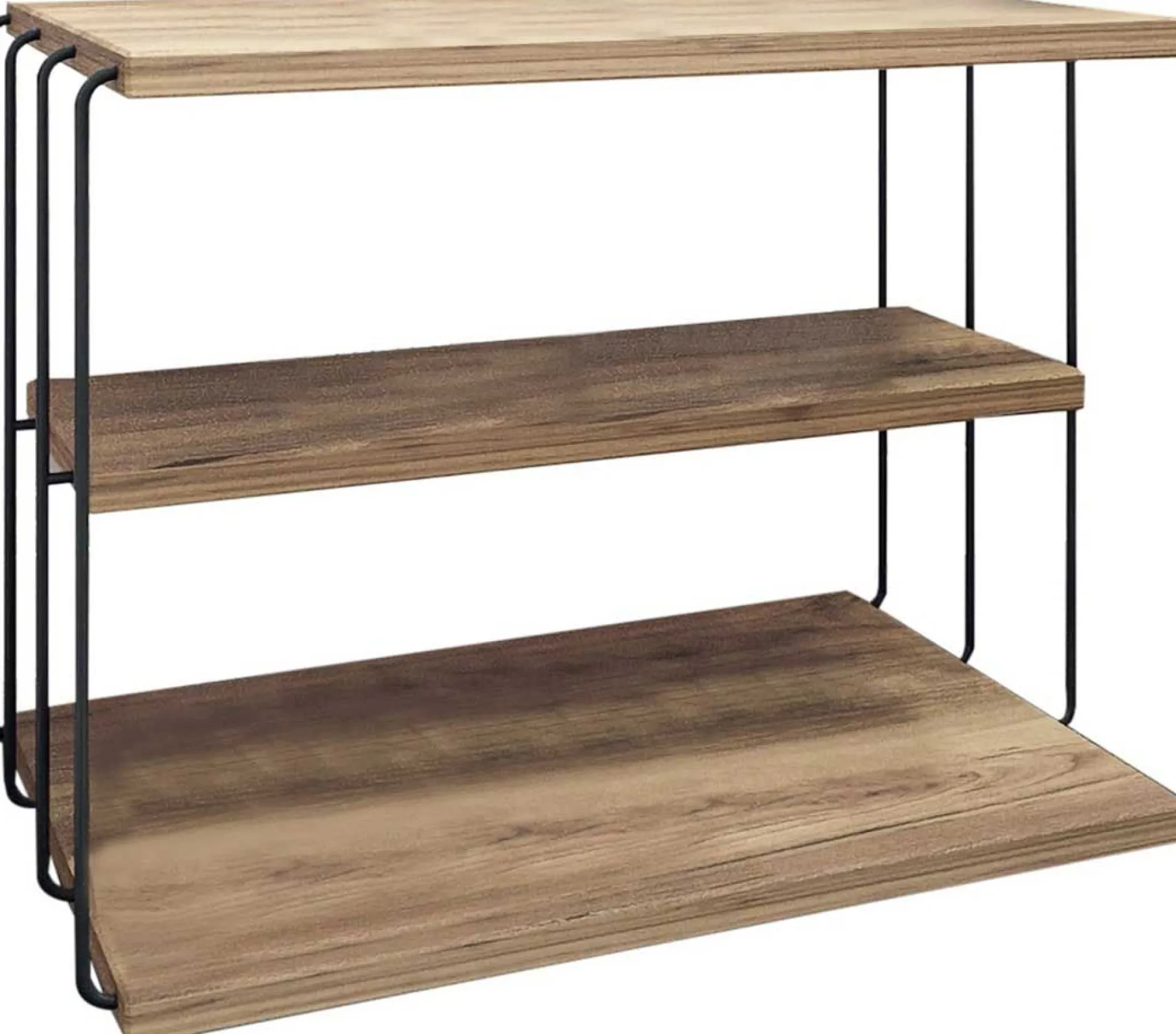 Beistelltisch Lifon - 100% MELAMINE - Atlantische Kiefer - 50 x 33 x 40 cm