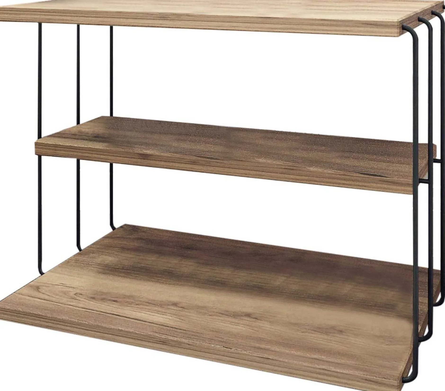 Beistelltisch Lifon - 100% MELAMINE - Atlantische Kiefer - 50 x 33 x 40 cm