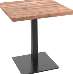 Beistelltisch Lucie Gescova – Teakholz 80x80x76 cm – Braun