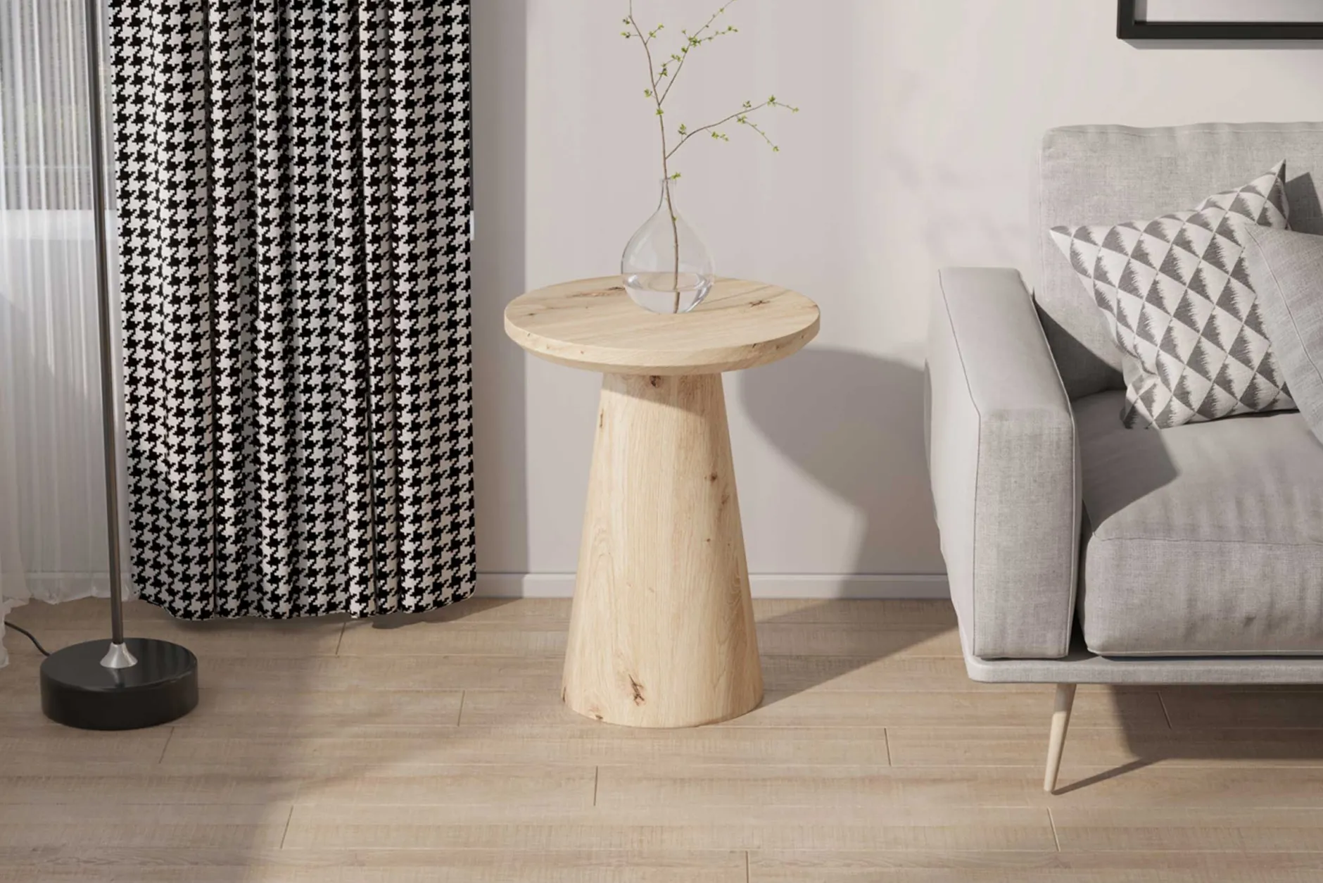 Beistelltisch Lukas | Ø45 x 55 cm | Old Oak Design