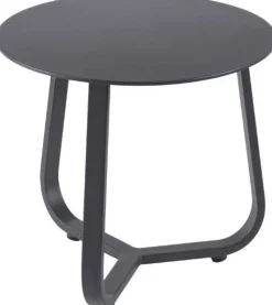 Beistelltisch Margarite Gescova - Aluminium anthrazit - kompakt