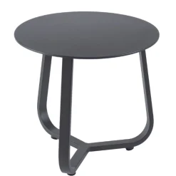 Beistelltisch Margarite Gescova - Aluminium anthrazit - kompakt