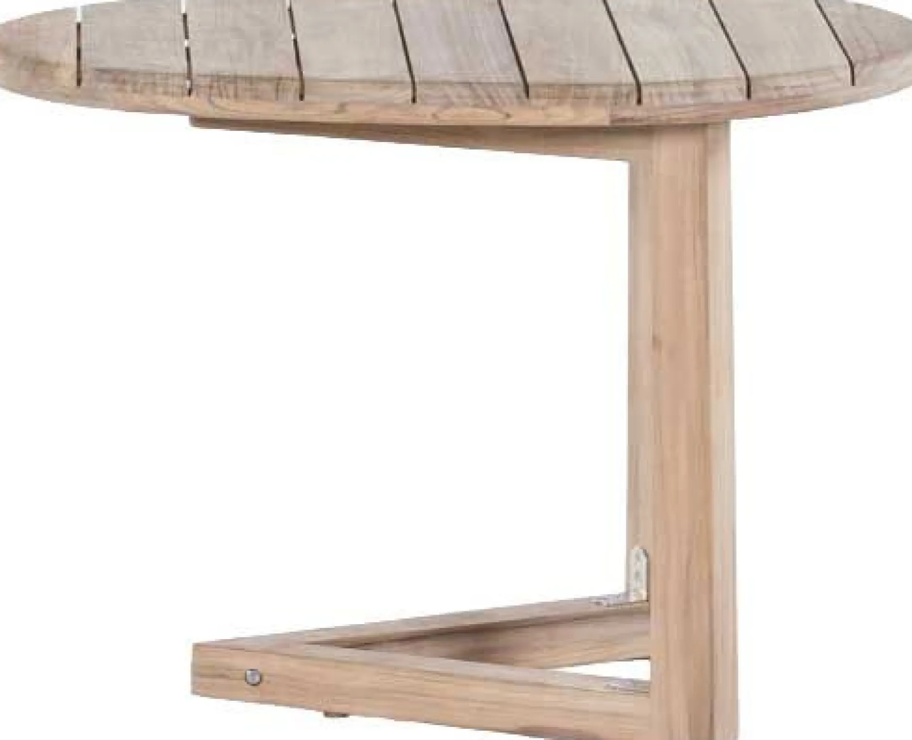 Beistelltisch Medina Gescova - Teakholz Ø70 x 50 cm Braun
