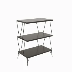 Beistelltisch | 18mm Melamin beschichtet | 48x75x31cm | Anthrazit