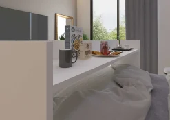 Beistelltisch Navas 175cm - weiß