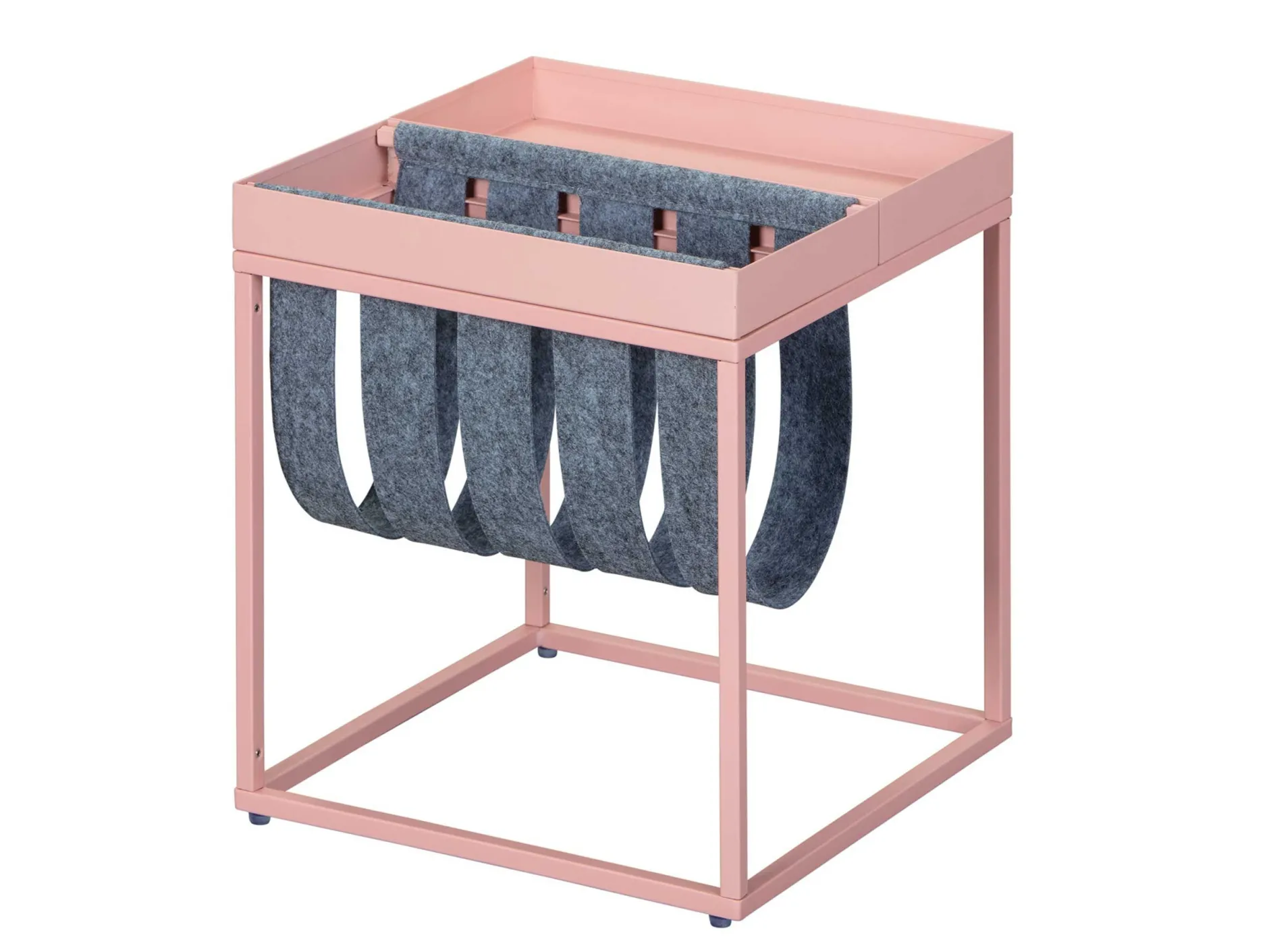 Beistelltisch Nubis 35x35 - rosa/grau