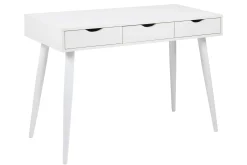 Beistelltisch/Schreibtisch Jupiter 110 cm 3 Schubladen - weiß