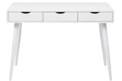 Beistelltisch/Schreibtisch Jupiter 110 cm 3 Schubladen - weiß