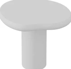 Beistelltisch Tavares - 58x50x50cm - organische Form - ecru