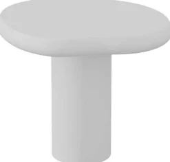 Beistelltisch Tavares - 58x50x50cm - organische Form - ecru
