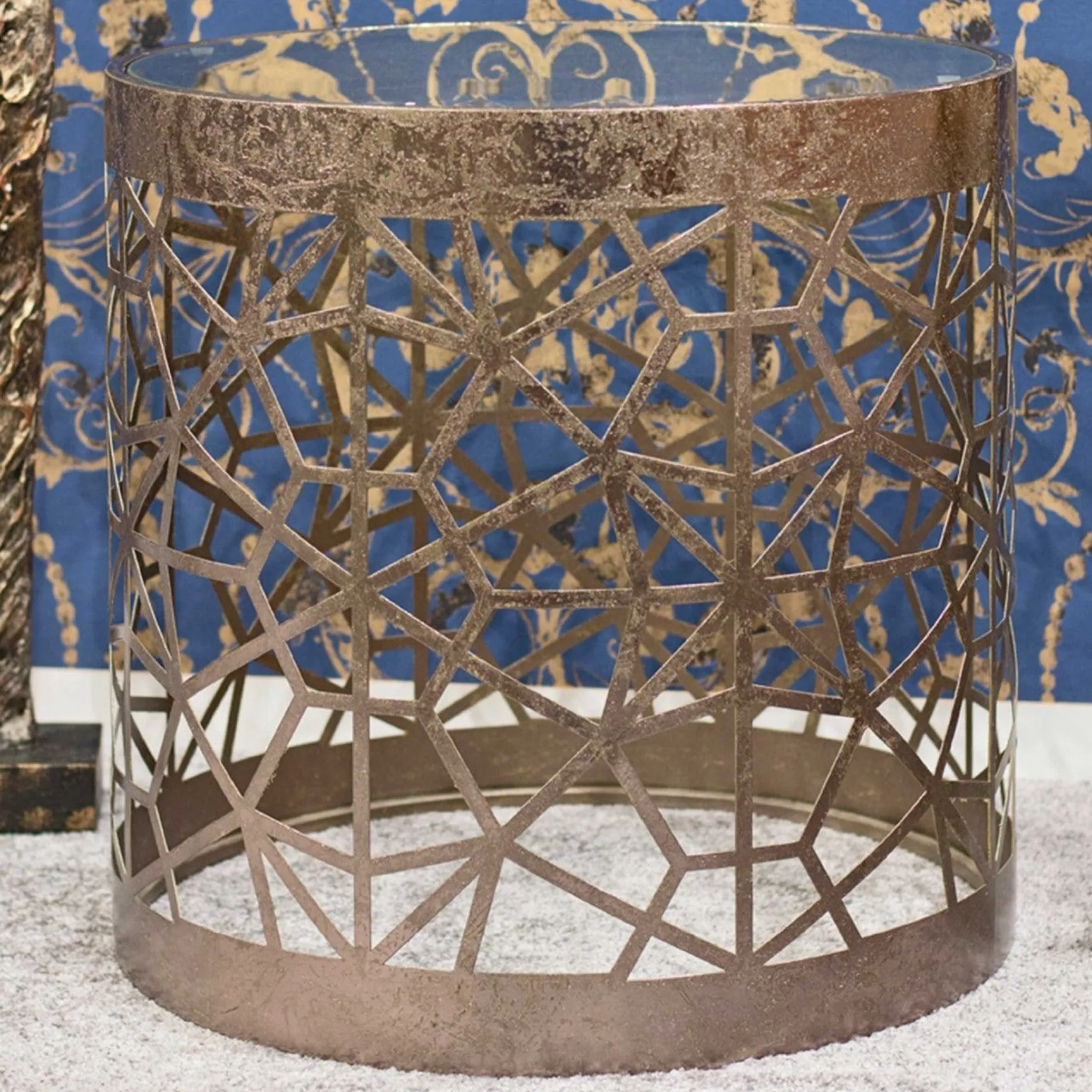 Beistelltisch Vardy ø50cm - Bronze